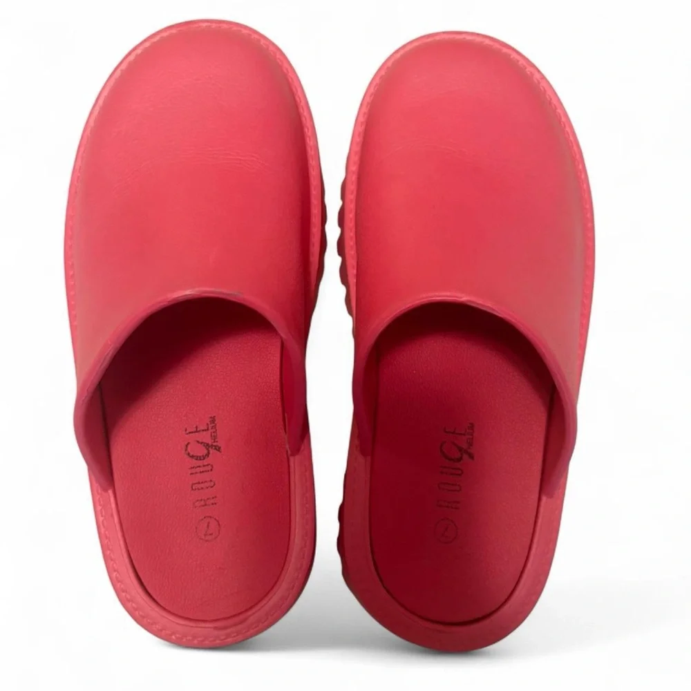 Pink Platform Clogs - Picture 2 of 8